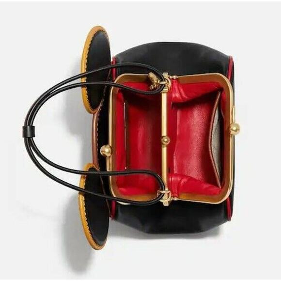 Coach Disney Mickey Mouse X Keith Haring Kisslock Collectible Handbag Purse - Picture 9 of 10